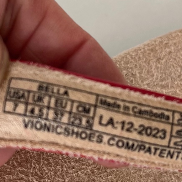 Vionic Bella - Women's Orthotic Thong Sandals Size 7 - Picture 6 of 6